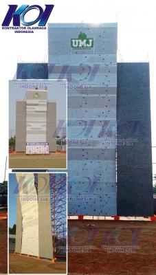 Pembangunan Pembuatan Wall Climbing Tipe Lead dan Speed di Universitas Muhammadiyah Jakarta Cireundeu Tangerang Selatan